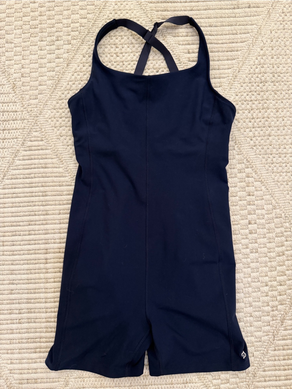 Peloton Navy Athletic Bodysuit  - Medium